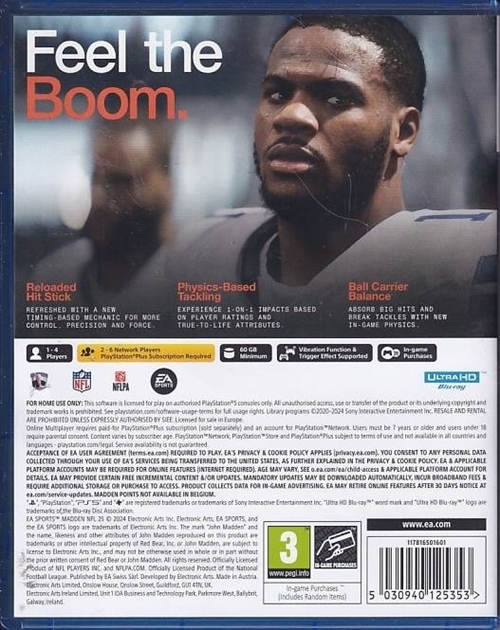 Madden NFL 25 - PS5 (A Grade) (Genbrug)